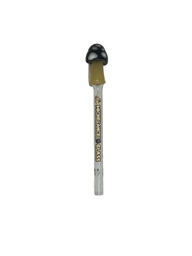 PITEIRA DE VIDRO COGUMELO PRETO 