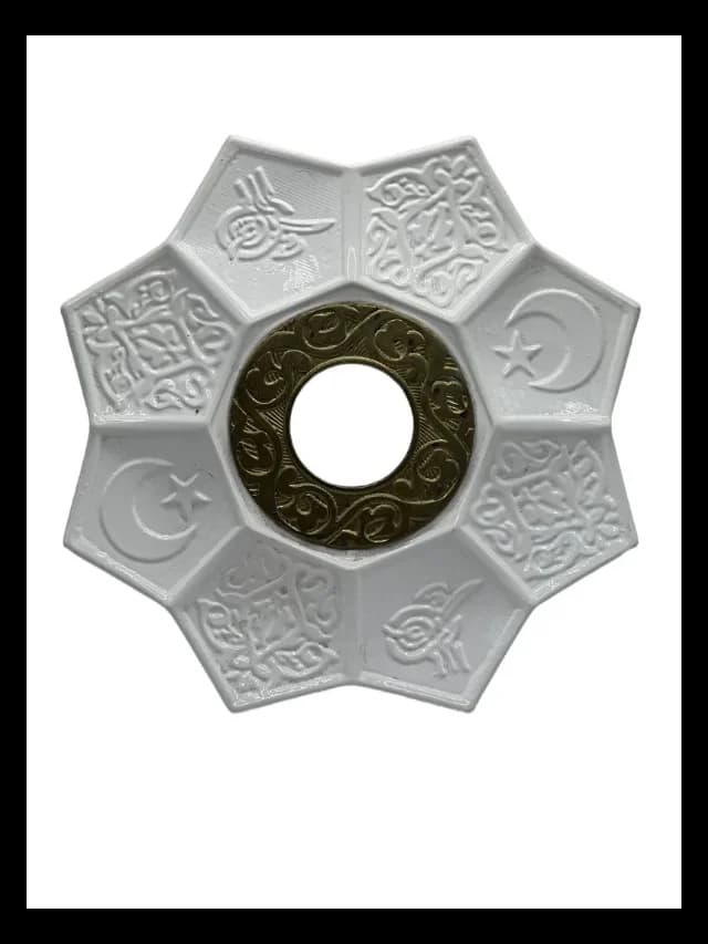 PRATO EL NEFES DOURADO DE FERRO