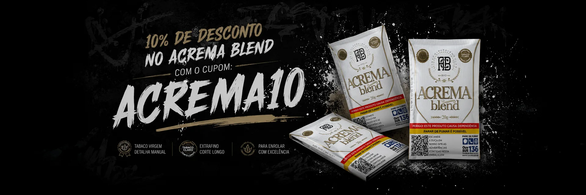 10% de desconto no Acrema Blend com o cupom ACREMA10